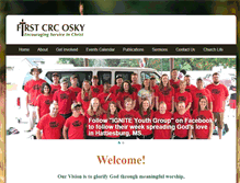 Tablet Screenshot of firstcrcosky.org